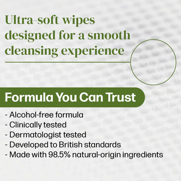 Castor Oil Makeup Remover Wipes 25 pcs
